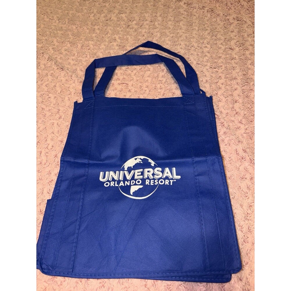 Universal Studios Orlando Resort Tote Bag Blue White Reusable